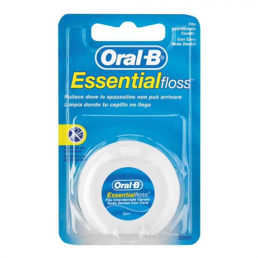 ORAL-B Essential Floss Filo Interdentale Non Cerato 50m